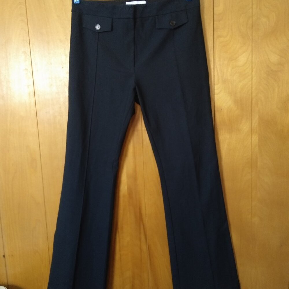 Derek Lam 10 Crosby Black Dress Pants Trousers Office Classic Size 12?